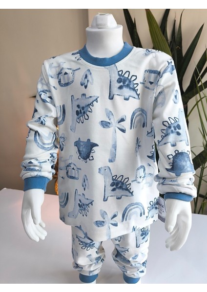 Kız-Erkek Bebek- Çocuk Pijama Takımı %100 Pamuk Uzun Kollu Yuvarlak Yaka Mevsimlik indirimleri