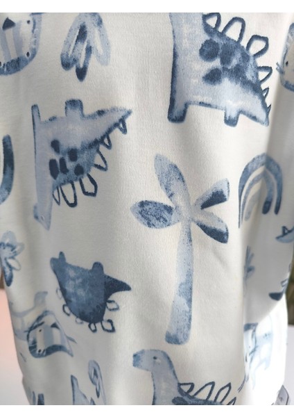 Kız-Erkek Bebek- Çocuk Pijama Takımı %100 Pamuk Uzun Kollu Yuvarlak Yaka Mevsimlik