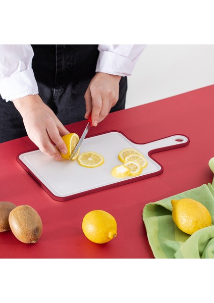 Kesim Panosu Qlux Bpa Içermez Kaydırmaz Kesme Tahtası BSF-00923 36 x 20 cm