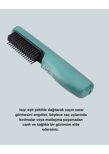 Kablosuz Saç Düzleştirici Tarak – 2600 Mah Şarjlı Model - M703K619-R17703 indirimleri