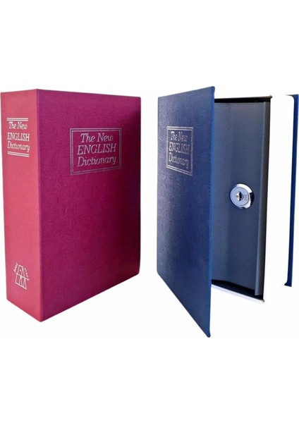 Kitap Görünümlü Gizli Kasa Büyük Boy Anahtarlı Kilitli Para Kasası - N670J819-M87670 fiyatları