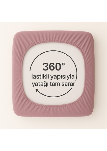 Penye %100 Pamuklu Lastikli Çarşaf | Tek/çift Kişilik Lastikli Çarşaf | Fitted Jersey modelleri