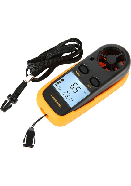 Anemometre Rüzgar Hızı Test Cihazı Endüstriyel Tarım Dijital Anemometre Arka Işığı Beş Tür Rüzgar Hızı Ünitesi (Yurt Dışından)