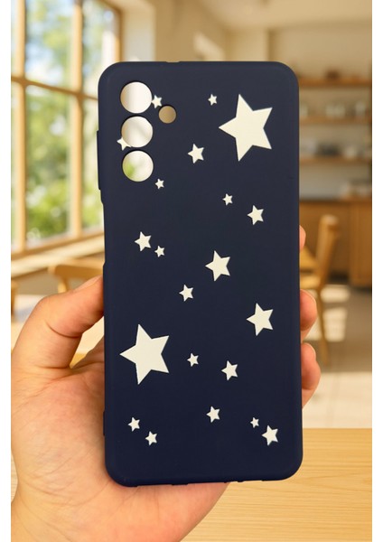 Samsung Galaxy A04S Uyumlu Mini Yıldız Desenli Silikon Darbe Emici Klasik Korumalı Rubber Kılıf fiyatları