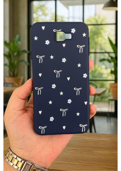 Samsung Galaxy J7 Prime - Mini Fiyonk Desenli Silikon Darbe Emici Klasik Korumalı Rubber Kılıf fiyatları