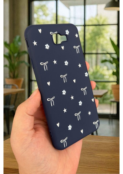 Samsung Galaxy J7 Prime - Mini Fiyonk Desenli Silikon Darbe Emici Klasik Korumalı Rubber Kılıf modelleri