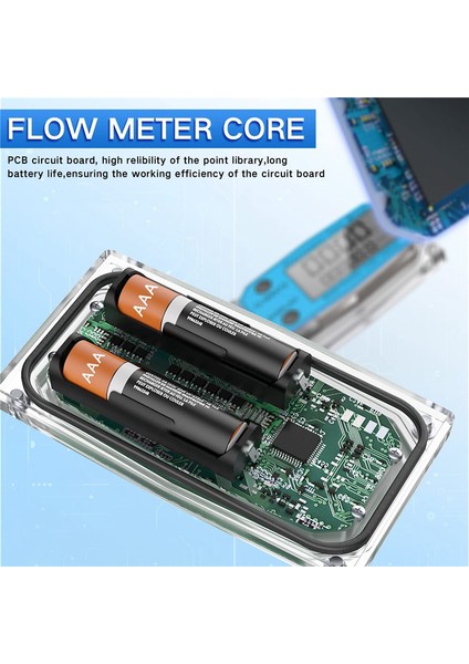 Dijital Türbin Su Akışı Ölçer Npt Sayacı ve Fnpt Iplik Gaz Yağı Yakıt Flowmeteter (1 Inç) ile Dijital LCD Ekran (Yurt Dışından) modelleri