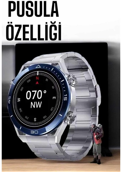 Akıllı Saat Yeni Nesil Bluetooth Bağlantılı Uyku ve Sağlık Takibi Nfc ve Gps - N856J618-M548 fırsatları