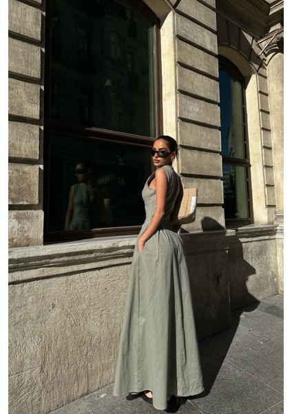 Fermuarlı Bele Oturan Geniş Çan Etek Pinterest Tasarım Trend Elbise fırsatları