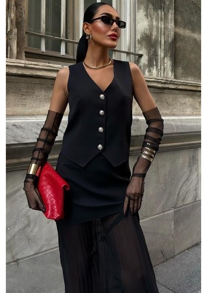 Yelek ve Pilise Etekli Premium Takım 10096 fiyatları