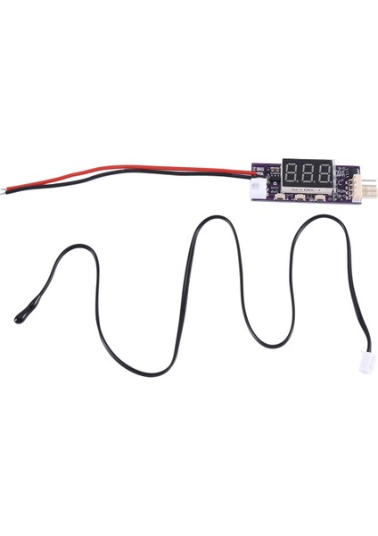 Dc 12V Mini 4 Tel Pwm Fan Fan Sıcaklık Kontrol Valisi Sıcaklık Hızı Dijital Ekran Desteği 3A Fan Aç/kapalı Kontrolü (Yurt Dışından)