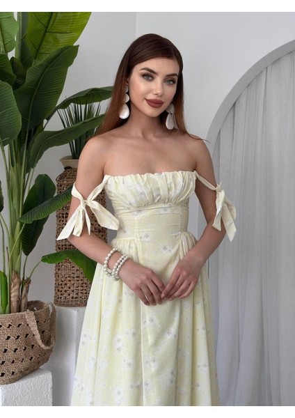 Khalesı Omuz Bağlamalı Elbise fırsatları