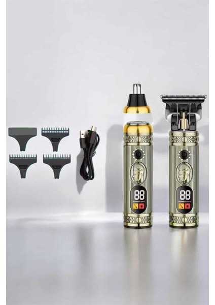 Yeni Nesil Tıraş Makinesi Pro 3 Başlıklı Dijital Göstergeli - M533R677-K99533