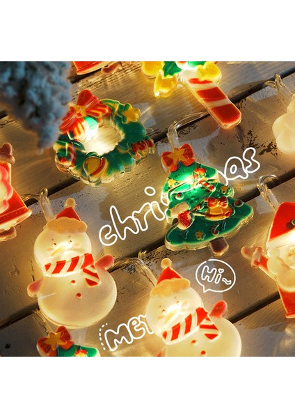 3 Metre 20 Ampul Noel Işığı, Noel Baba Atmosferi Renkli Dekoratif Işık Dizisi (Yurt Dışından) fiyatları