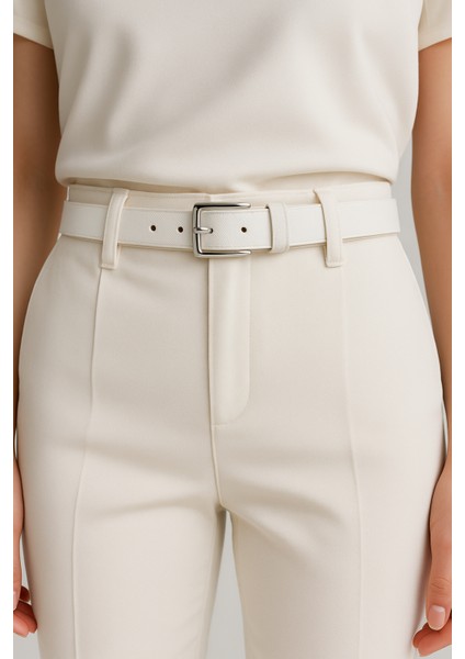 Kadın Klasik Suni Deri Kemer – Metal Tokalı Şık Model fiyatları