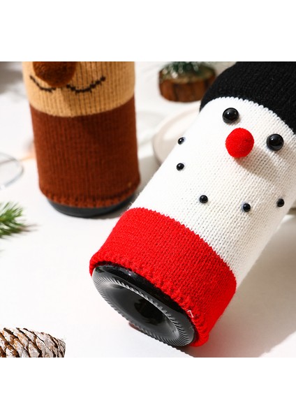 Karikatürli, Örgü, Yaşlı Adam ve Kardan Adam Motifli Noel Dekorasyonu Şarap Şişesi Kılıfı (Yurt Dışından) fiyatları