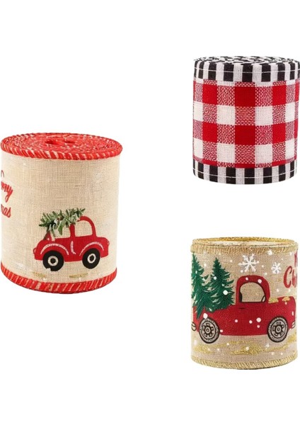 Noel Baskılı Şerit Kamyon Kar Tanecikli Noel Ağacı Dıy Çelenk Şerit (Yurt Dışından) modelleri