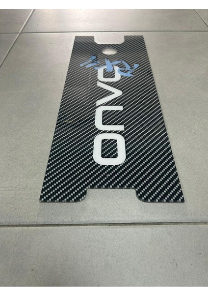 Karbon Desenli Elektrikli Scooter Plexi Tabanlık Yapışkanlı 3mm fırsatları