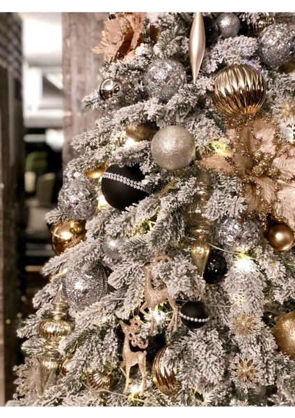 3 Adet Lüks Yılbaşı Ağacı Ithal Süs 10 cm fiyatları