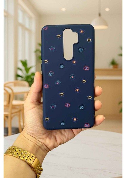 Xiaomi Redmi Note 8 Pro Mini Evıl Eye Desenli Silikon Darbe Emici Klasik Korumalı Rubber Kılıf fiyatları