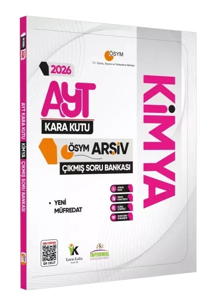 2026 Yks-Ayt Kimyanın Kara Kutusu Ösym Çıkmış Soru Havuzu Bankası Konu Özetli Dijital Çözümlü