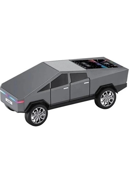 D68 Cyber Model Araba Tasarımlı Bluetooth Hoparlör 15W Güçlü Ses Rgb LED /tws/usb Gri fiyatları