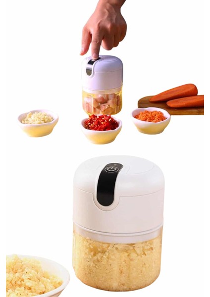 Anneler Gününe Özel Hediye El Rondosu Doğrayıcı Şarjlı Taşınabilir - M340R645-K23340 fırsatları