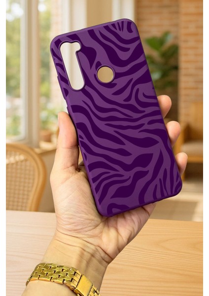 Xiaomi Redmi Note 8 Zebra Desenli Silikon Darbe Emici Klasik Korumalı Rubber Kılıf