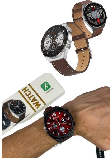 Akıllı Saat Çelik Kordon Çağrı Cevaplama Amoled Ekran Titreşimli Uyku ve Sağ - N526J304-M29 fırsatları