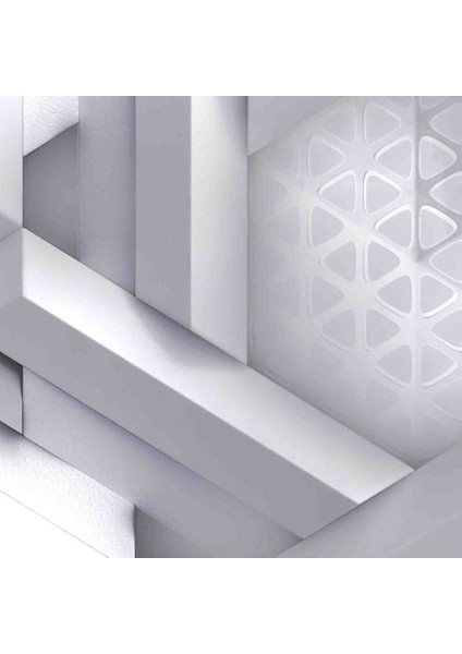 3 Boyutlu Geometrik Petek Izgara Desenli Tekstil Duvar Kağıdı