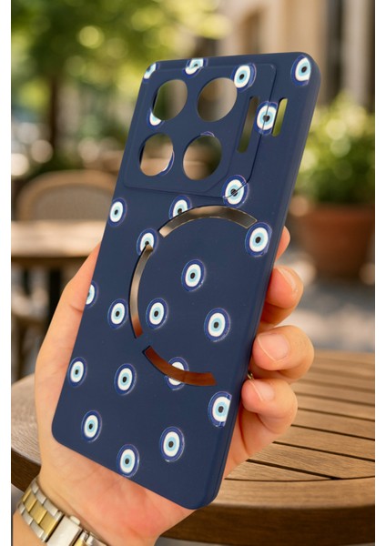 Infinix Gt 20 Pro-Nazar Boncuk Desenli Silikon Darbe Emici Klasik Korumalı Rubber Kılıf modelleri