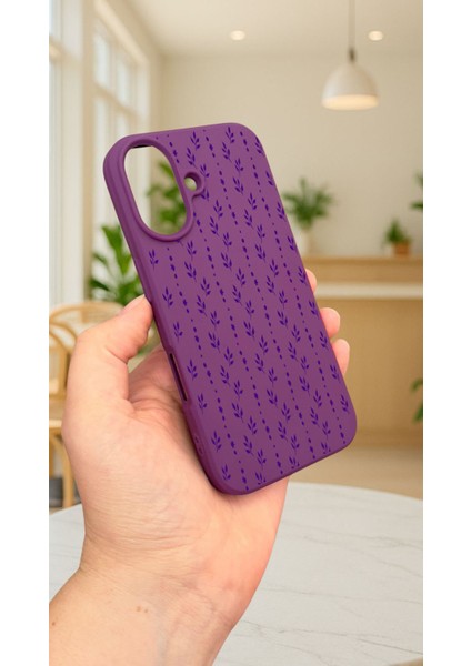 iPhone 16 - Sarmaşık Desenli Silikon Darbe Emici Klasik Korumalı Rubber Kılıf modelleri