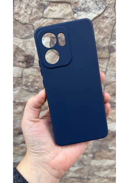 Oppo Reno 13 F Uyumlu Silikon Darbe Emici Klasik Korumalı Rubber Kılıf