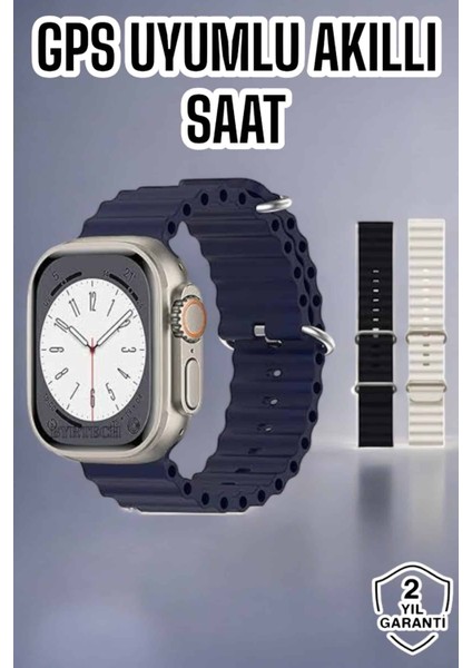 Akıllı Saat Amoled Ekran Nfc Uyumlu Spor Modları Android ve Ios Uyumlu - N817J593-M61817