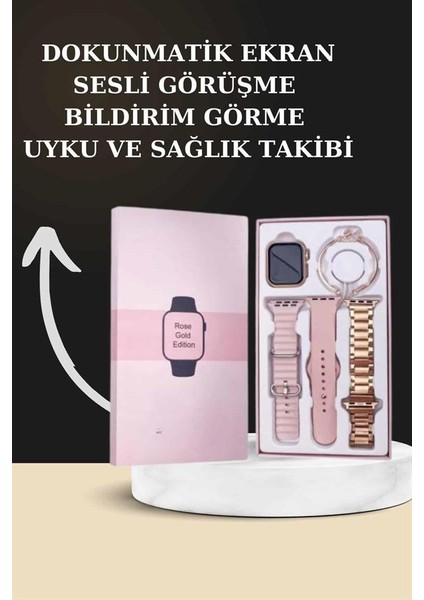 Yeni Nesil Kaliteli Akıllı Saat ve Kablosuz Bluetooth Kulaklık Yüksek Ses Kalit - M671R557-K73 modelleri