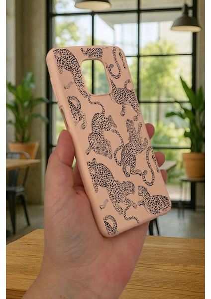 Redmi Note 9 Pro/9s Uyumlu Leopar Desenli Silikon Darbe Emici Klasik Korumalı Rubber Kılıf modelleri