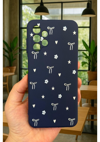 Samsung Galaxy A13 Uyumlu Mini Fiyonk Desenli Silikon Darbe Emici Klasik Korumalı Rubber Kılıf fiyatları