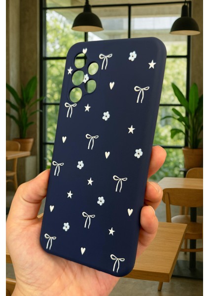 Samsung Galaxy A13 Uyumlu Mini Fiyonk Desenli Silikon Darbe Emici Klasik Korumalı Rubber Kılıf fırsatları