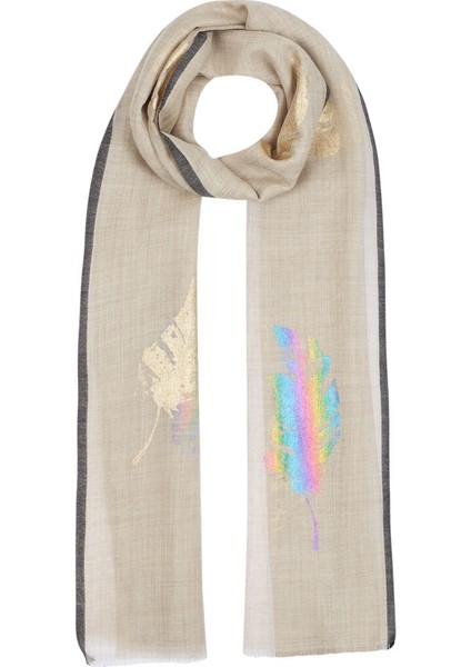 Varak Yaprak Desenli Yün Ipek Şal fiyatları