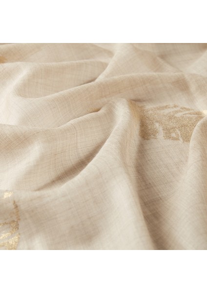 Varak Yaprak Desenli Yün Ipek Şal modelleri