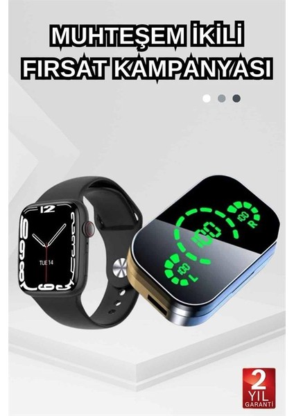 Dokunmatik Akıllı Saat Yeni Nesil Kulaklık Kampanyası Anc Özelliği Yüksek Ses - T154G072-Z80 fiyatları