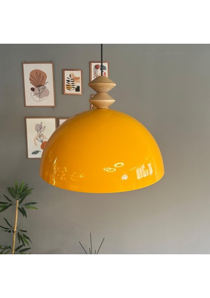 Linate Sarı Q Kafa Başlık Avize Tekli Sarkıt Salon Kuaför Dekoratif Aydınlatma fırsatları