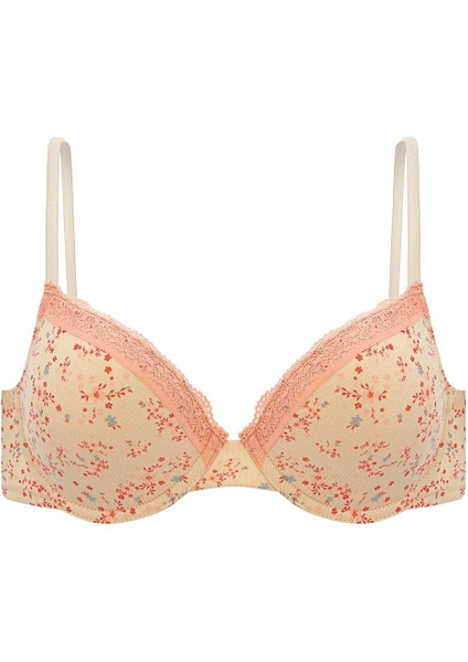 Alba Cotton Baskılı Desteksiz Maksimum Kavrama ve Kusursuz Form- 2742- Ekru Ten fiyatları