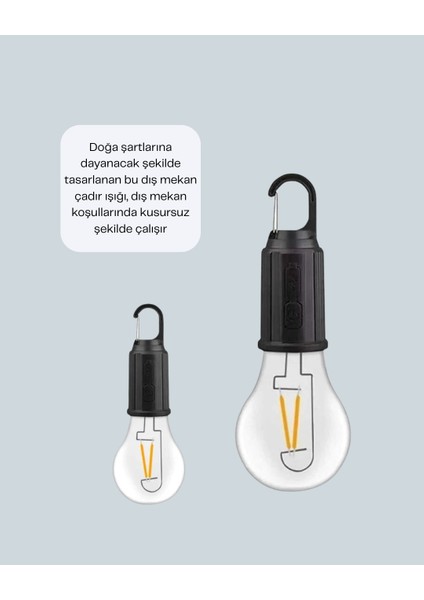 Su Geçirmez Dış Mekan LED Çadır Işığı - T775G548-Z30775 fırsatları