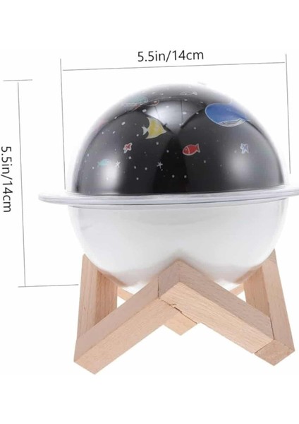 Hava Nemlendirici LED Işıklı Gece Lambası Yıldız Görünümlü Renk Değiştir - M798R157-K29 fırsatları