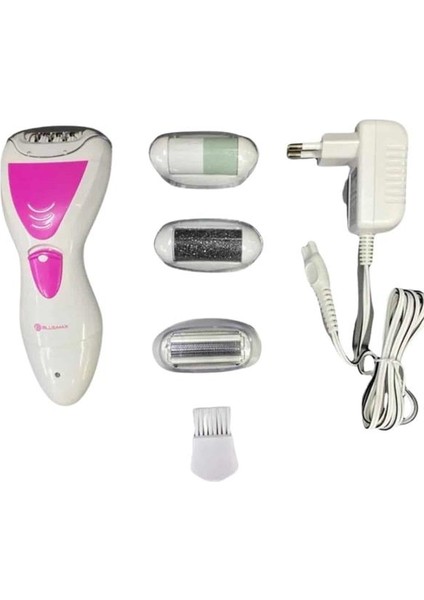 4 Başlıklı Lazer Öncesi Kısaltma Epilasyon Aleti Epilatör Çok Amaçlı - T107G085-Z68107