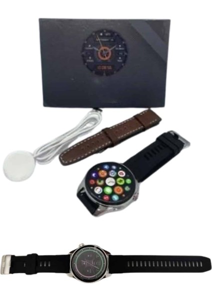 Akıllı Saat Yuvarlak Ekran Sesli Görüşme Özellikli Siyah Akıllı Unisex Kol S - M859R709-K88 modelleri