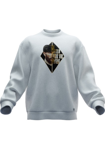 Atatürk (Ne Mutlu Türk'üm Diyene) Tasarımlı Rahat Kalıp Unisex Sweatshirt