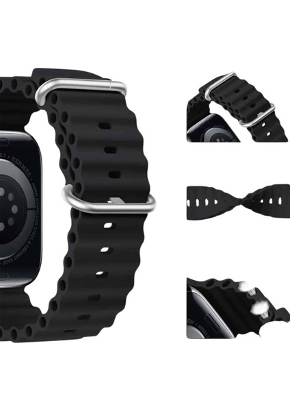 Akıllı Saat Bluetooth Bağlantılı Nfc ve Gps Uyumlu Nabız Ölçer Sesli Görü? - M091R798-K56 indirimleri