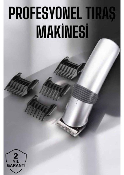 4 Taraklı Taşınabilir Profesyonel Saç ve Sakal Kesme Tıraş Makinesi - M995R198-K46995